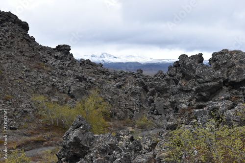 The lava field Dimmu Borgir in Myvatn, Iceland