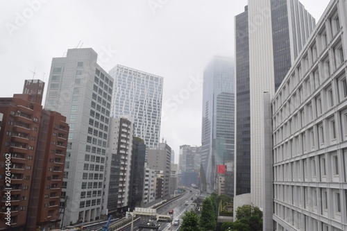 Canvas Print Rainy day of Shibuya, Tokyo, Japan
