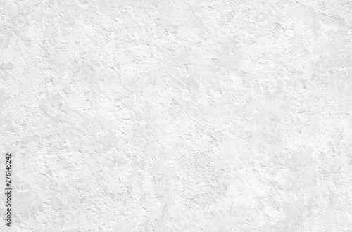 White grunge concrete texture. Cement stucco wall background. 