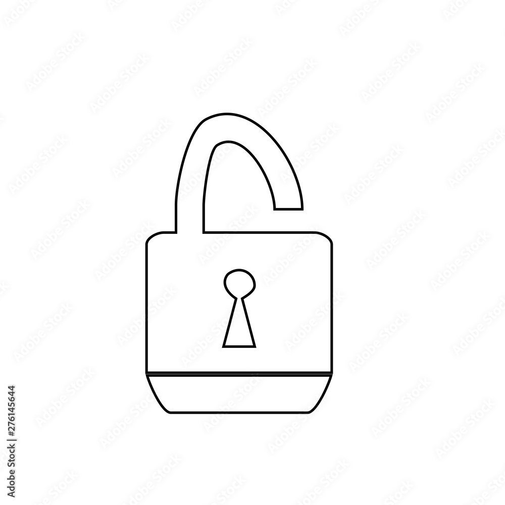 Lock icon. Internet privacy sign Lock icon. Internet privacy sign