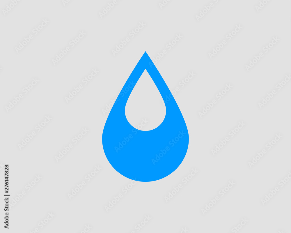 Drop water icon vector isolated design element Drop water icon vector isolated design element