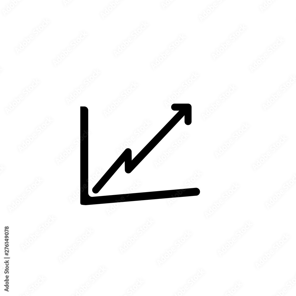 Chart icon. Finance graph symbol Chart icon. Finance graph symbol