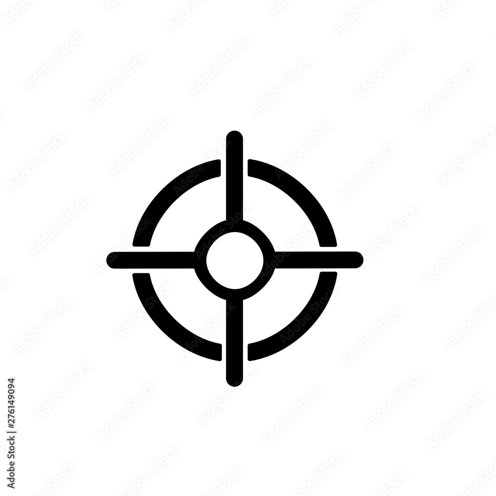 Target icon. Map tocation pointer Target icon. Map tocation pointer