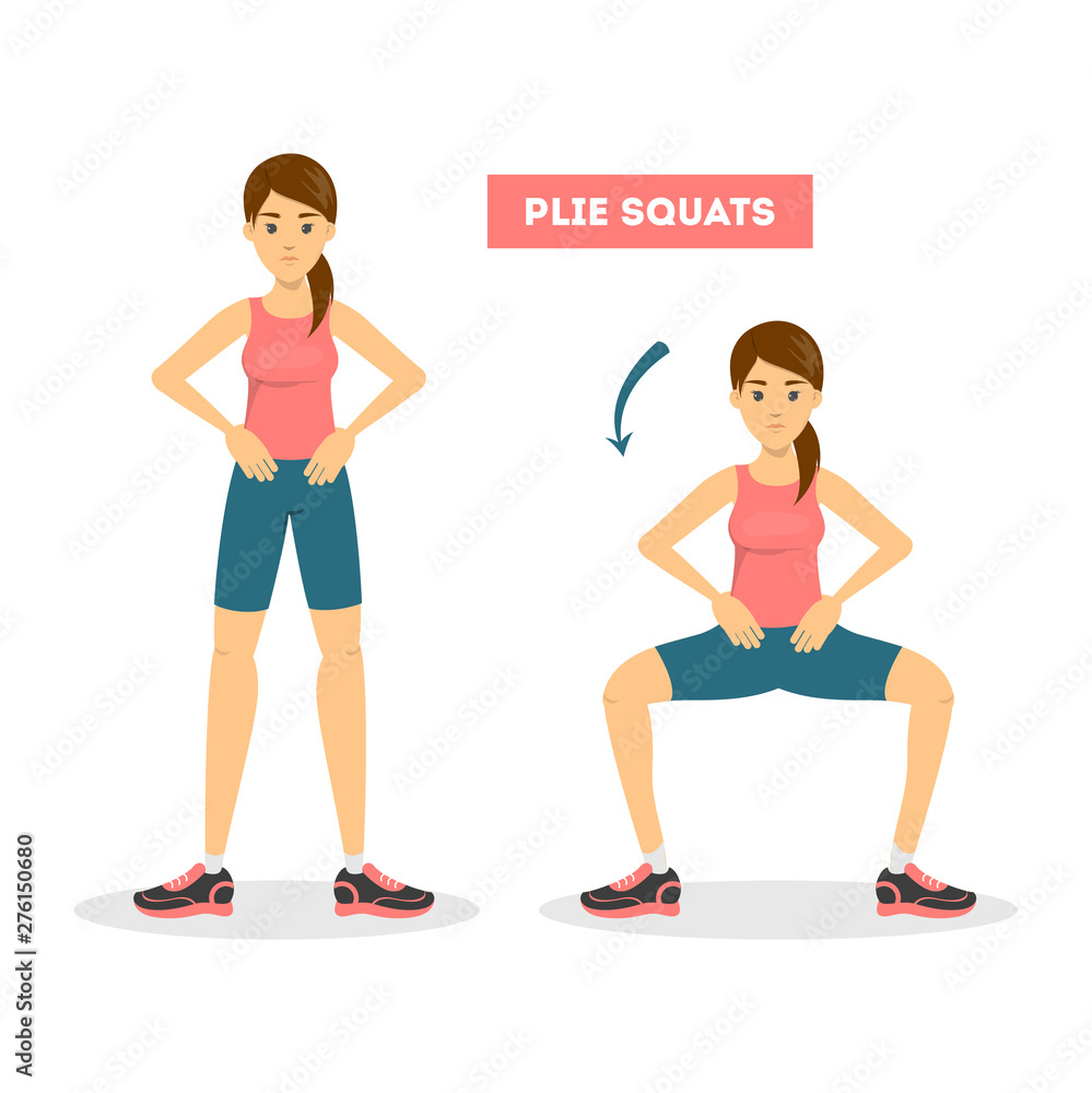 Plie Squat Exercise