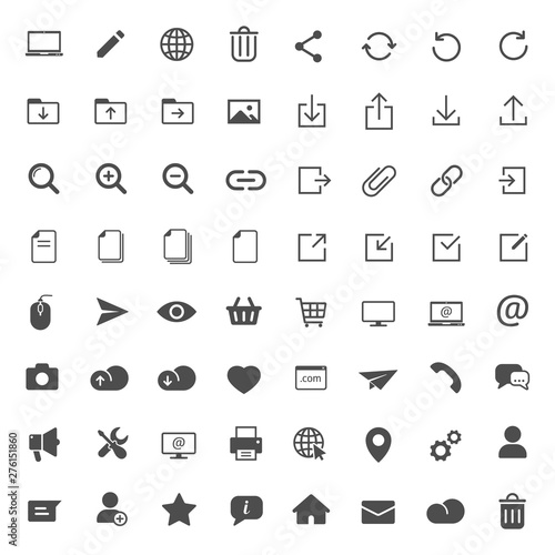 web vector icons