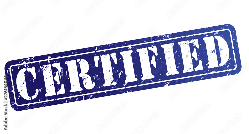 certified rubber stamp concept illustration certified rubber stamp concept illustration