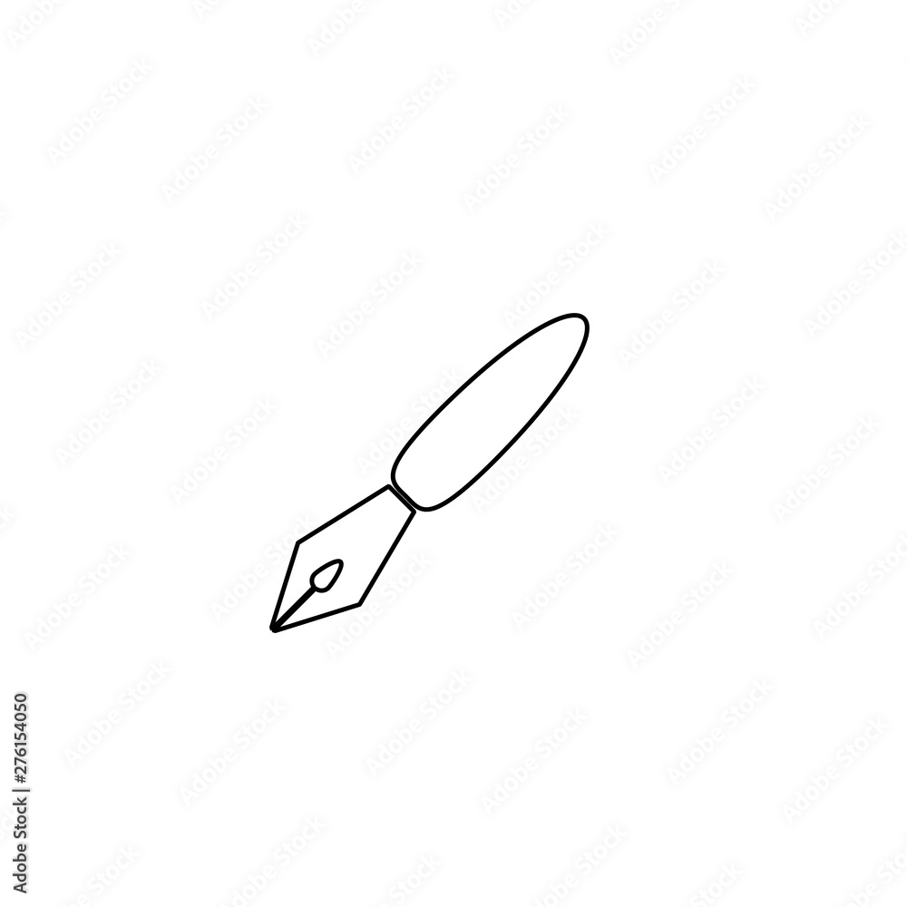 Obraz premium Brush tool icon. Art design symbol