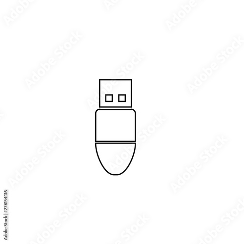 Flashdisk icon. Offline device sign