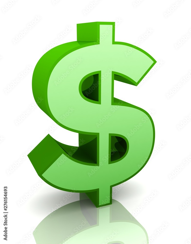dollar sign concept 3d illustration dollar sign concept 3d illustration