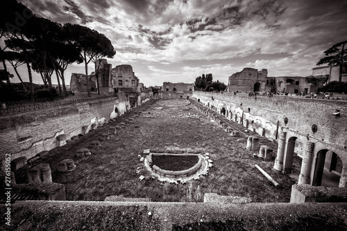Photography Ruins of the Stadium of Domitian on the Palatine Hill, Rome