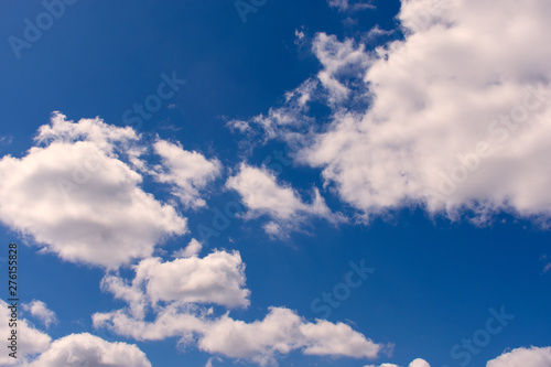 Fototapeta Naklejka Na Ścianę i Meble -  Cloudy sky background in landscape orientation 