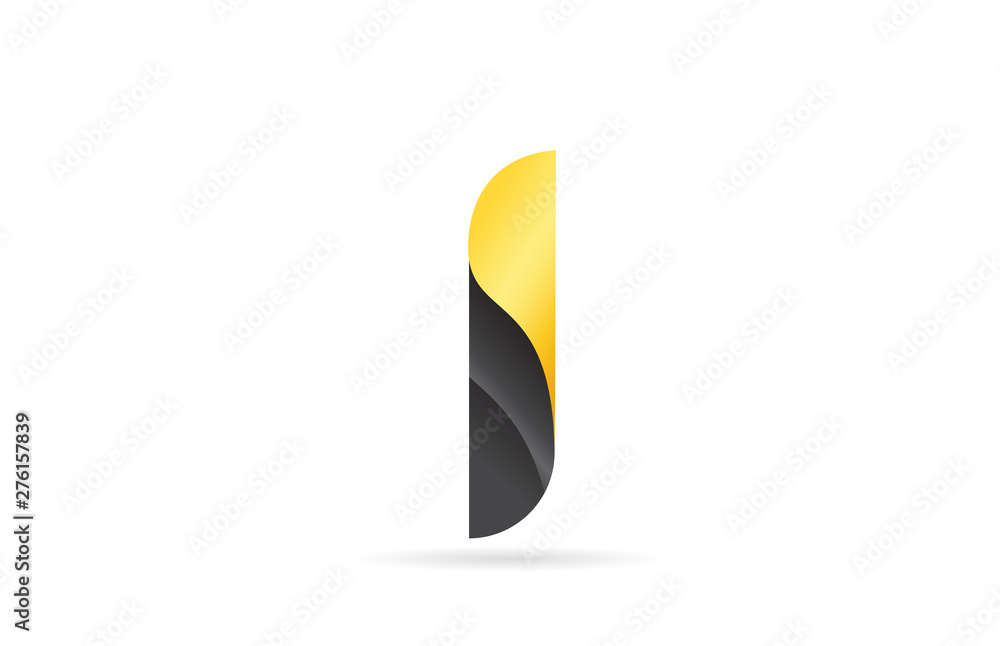 number 3d 1 black yellow logo icon design sign number 3d 1 black yellow logo icon design sign