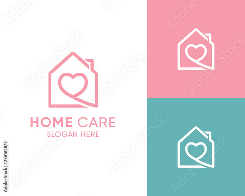 House Care logo Template, Medical House Logo