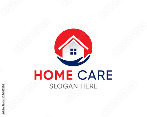 House Care logo Template, Medical House Logo