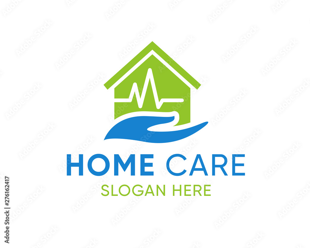 House Care logo Template, Medical House Logo House Care logo Template, Medical House Logo