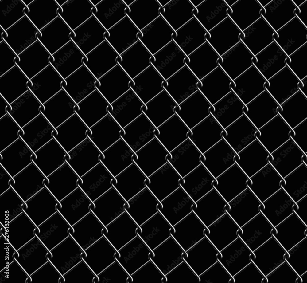 Vector illustration of seamless fence isolated. Vector illustration of seamless fence isolated.