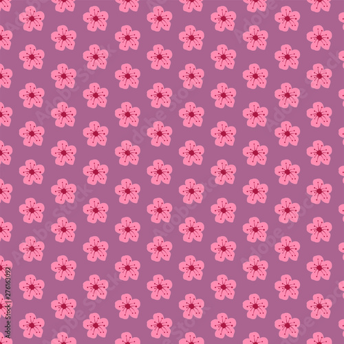  seamless background with flowers