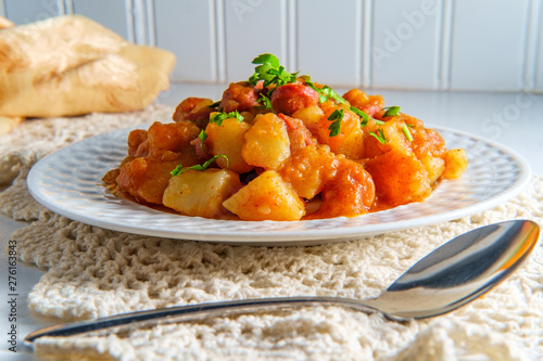 Hungarian Potato Goulash Stew photo