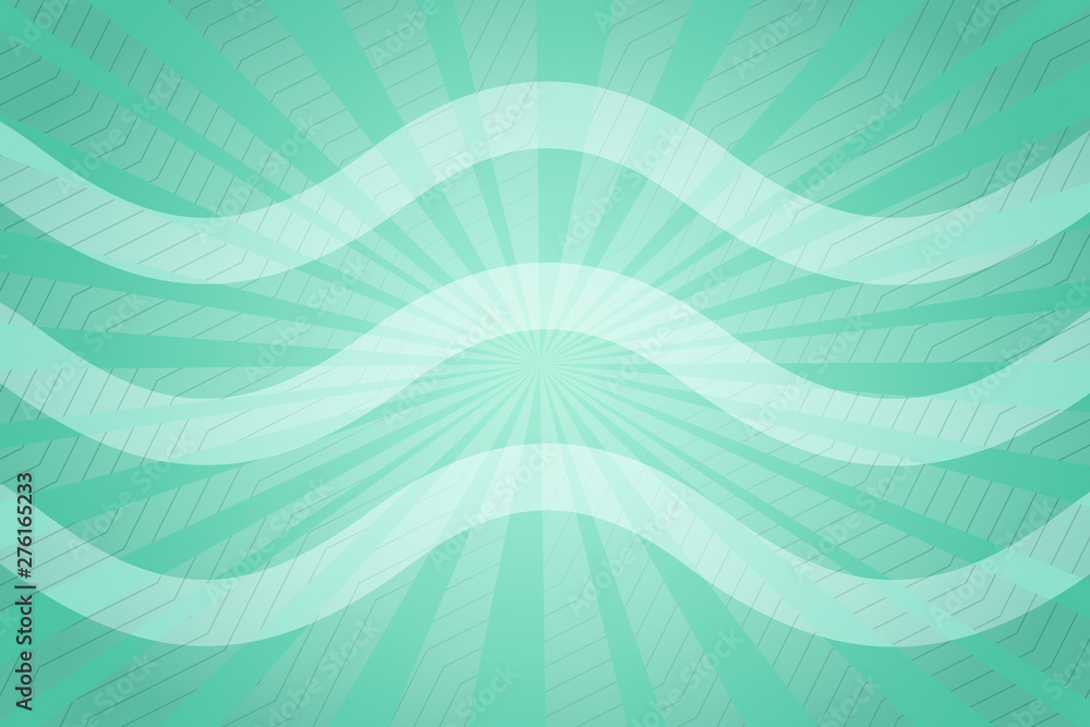 Obraz premium abstract, blue, design, line, light, pattern, texture, wallpaper, wave, lines, motion, water, illustration, technology, digital, green, waves, shape, art, curve, ripple, white, backdrop, color