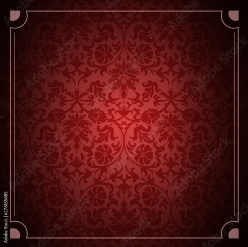 Vector illustration of red background