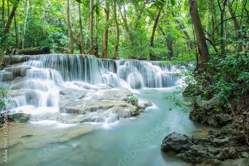 Huai Mae Khamin Waterfall at Kanchanaburi Province in Thailand © nirutti