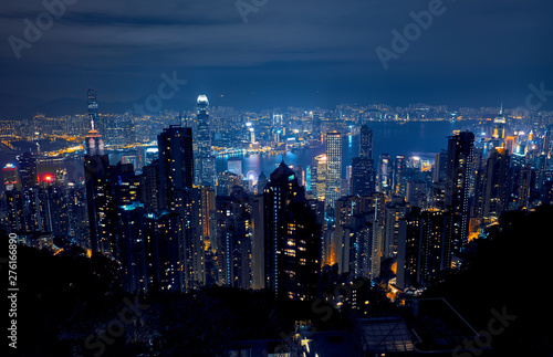 View of Hong Kong and Victoria Harbour