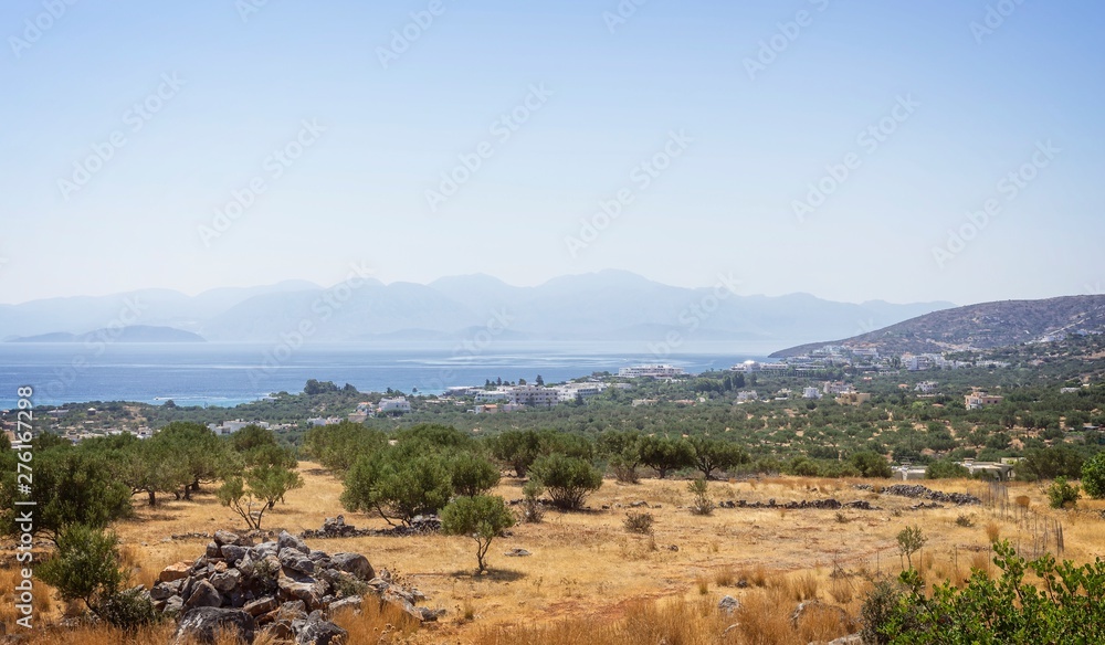 The countryside at Elounda in Crete. The countryside at Elounda in Crete.