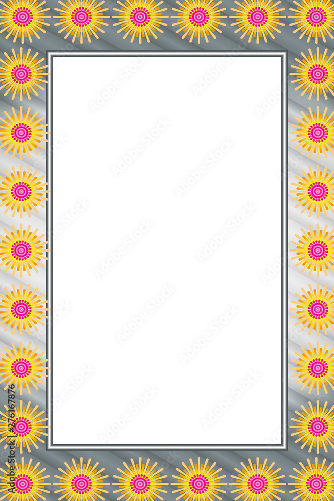 Obraz premium 背景,ベクター,バックグラウンド,素材,壁紙,背景素材,花柄,フラワー,枠,フレーム,額,額縁,写真枠,フォトフレーム,写真フレーム,写真,フォト,写真スペース,ピクチャーフレーム,ピクチャースペース,縞,縞模様,縞柄,ストライプ,縞々,しましま,ボーダー,ボーダー柄,斜線,無料,無料素材,フリー,フリー素材,素材,商用,コピースペース,文字スペース,テキストスペース,メッセージ,タイトルスペース