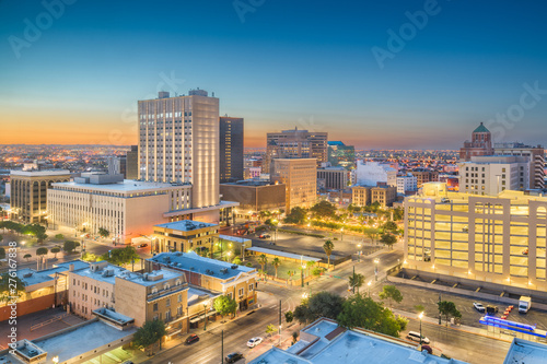 El Paso, Texas, USA Downtown Skyline photo