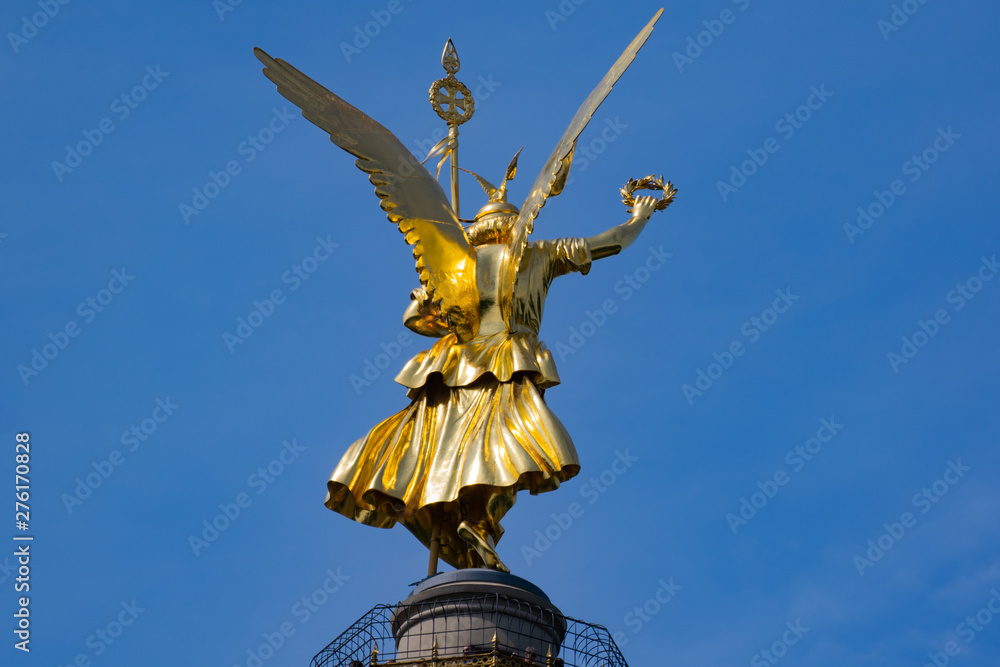 The Berlin Victory Column with a golden angel.