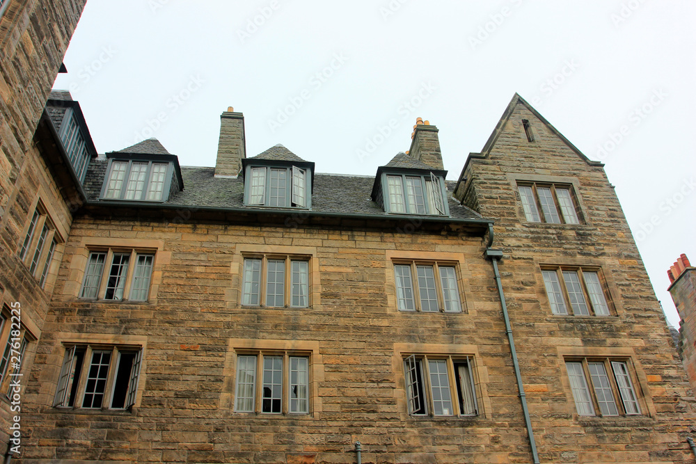 Fototapeta premium st Andrews university campus landscape, on September 15, 2016, England