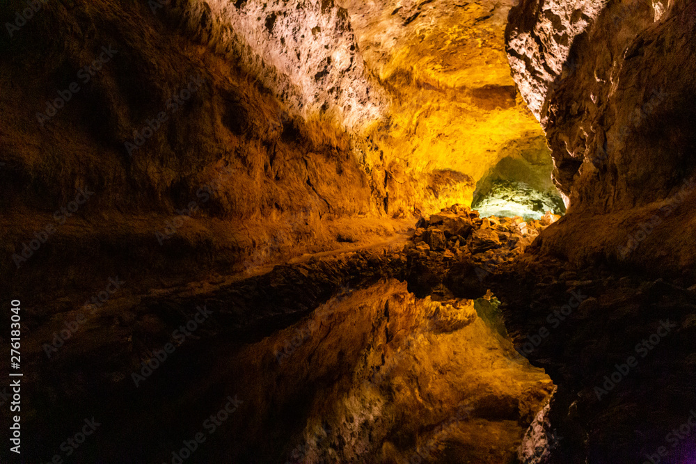 Cueva De Los Verdes a place to visit on the island of Lanzarote. Cueva De Los Verdes a place to visit on the island of Lanzarote.