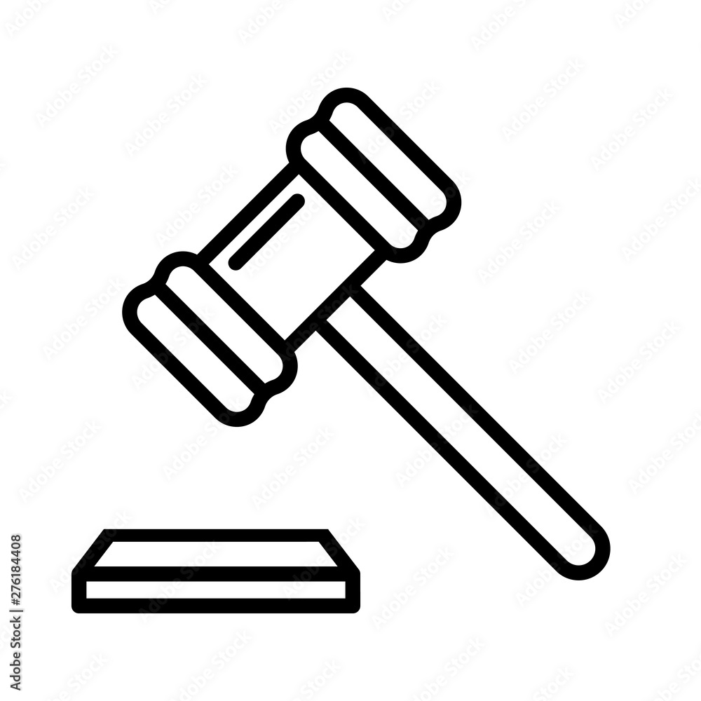 Gavel icon vector. Gavel symbol illustration for web site Computer and mobile vector. Gavel icon vector. Gavel symbol illustration for web site Computer and mobile vector.