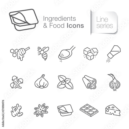Food & ingredients related icons