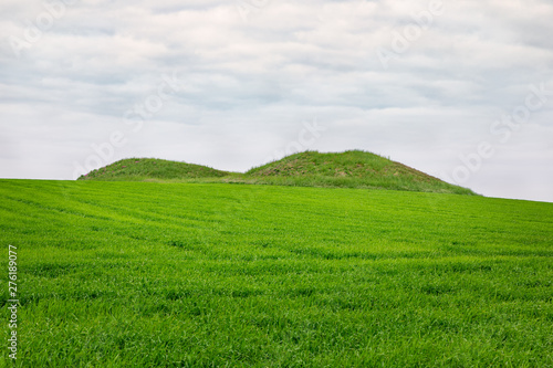 Bolmer's Tumulus consist of two large burial mounds oustside from the older Bronze Age outside Malmo, Sweden,.