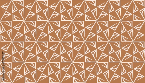 Pattern with polygonal geometric elements. Vector Seamless illustration. Template for wallpaper, interior design, decoration, scrapbooking page.