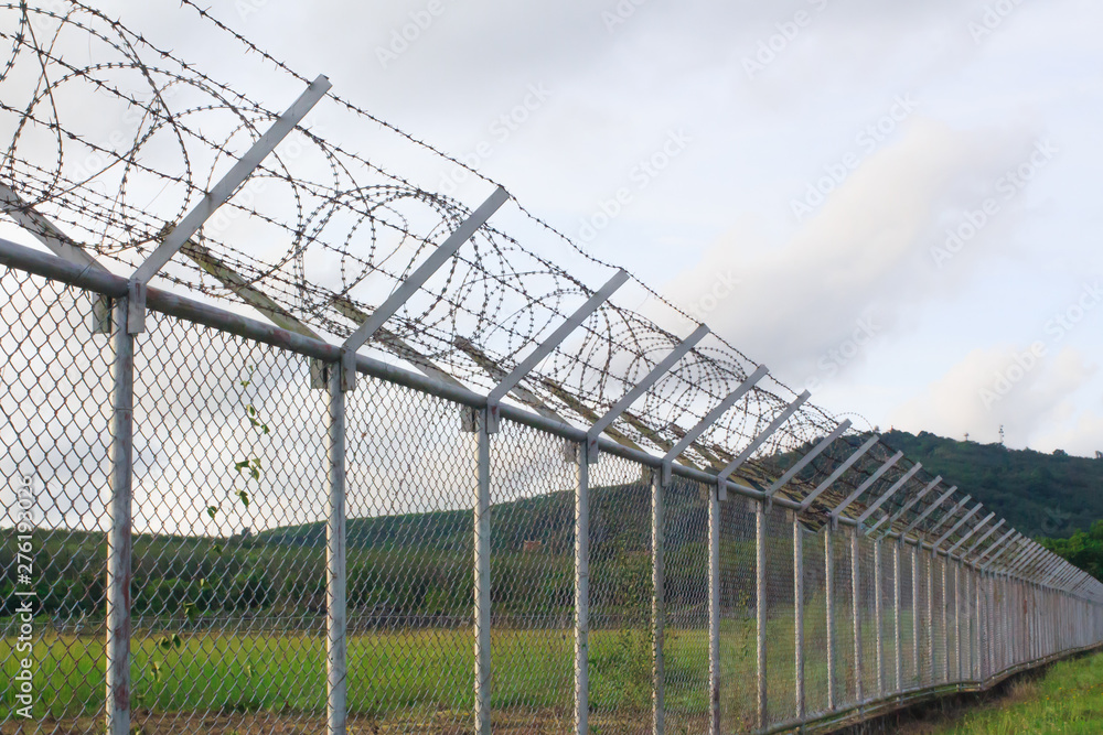 Background War Net Barrier Barbed Wire Conflict in Phuket Thailand Background War Net Barrier Barbed Wire Conflict in Phuket Thailand