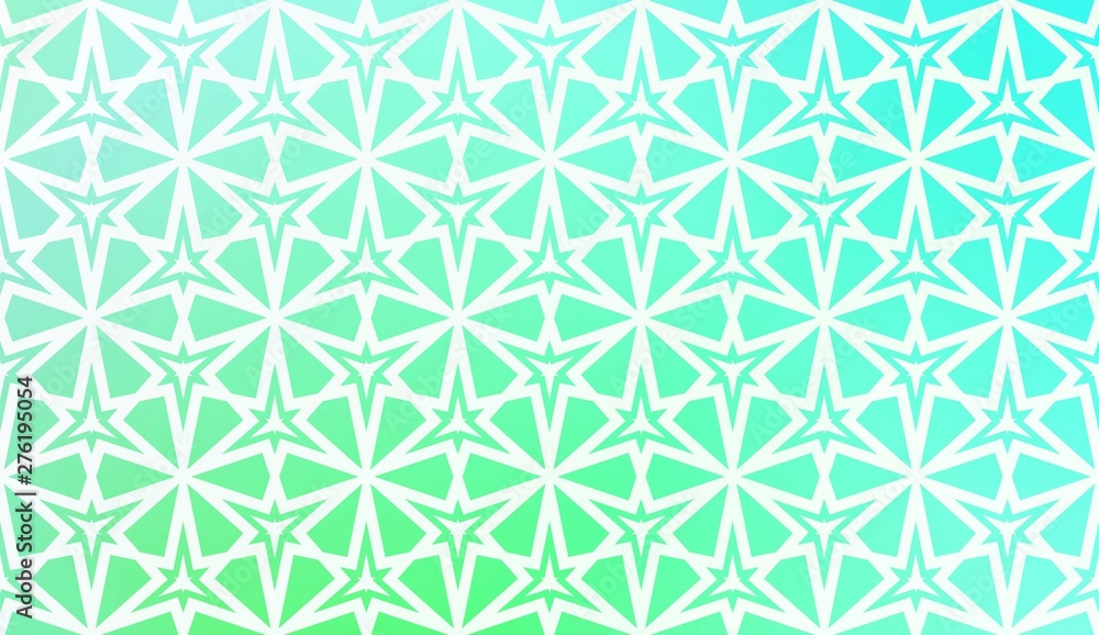 Fototapeta premium Pattern With Polygonal Geometric Elements. Vector Illustration. Template For Wallpaper, Interior Design, Decoration, Scrapbooking Page. Gradient Background