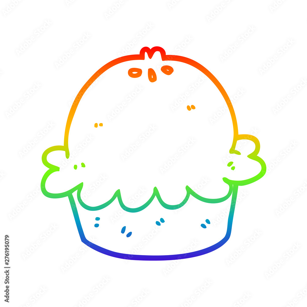 rainbow gradient line drawing cartoon pie rainbow gradient line drawing cartoon pie