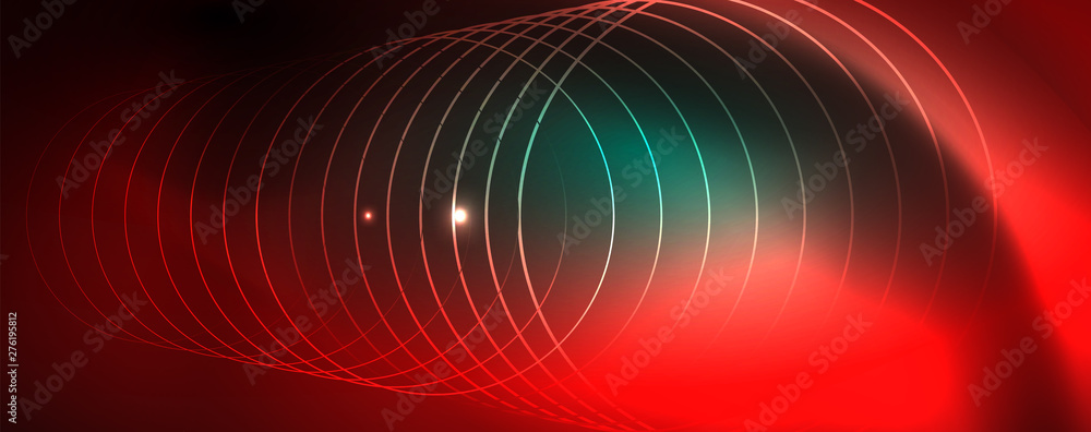 Shiny glowing design background, neon style lines, technology concept, vector Shiny glowing design background, neon style lines, technology concept, vector