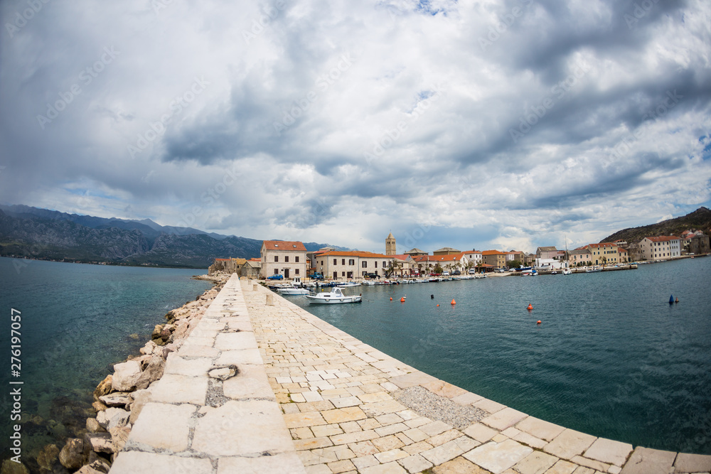 Fototapeta premium Beautiful places of the sea European cities.