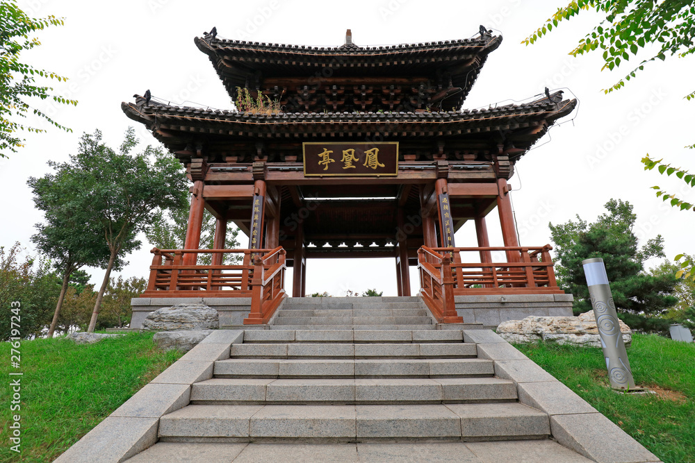 Chinese classical architecture in the park Chinese classical architecture in the park