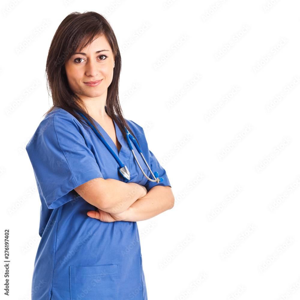 Friendly nurse portrait