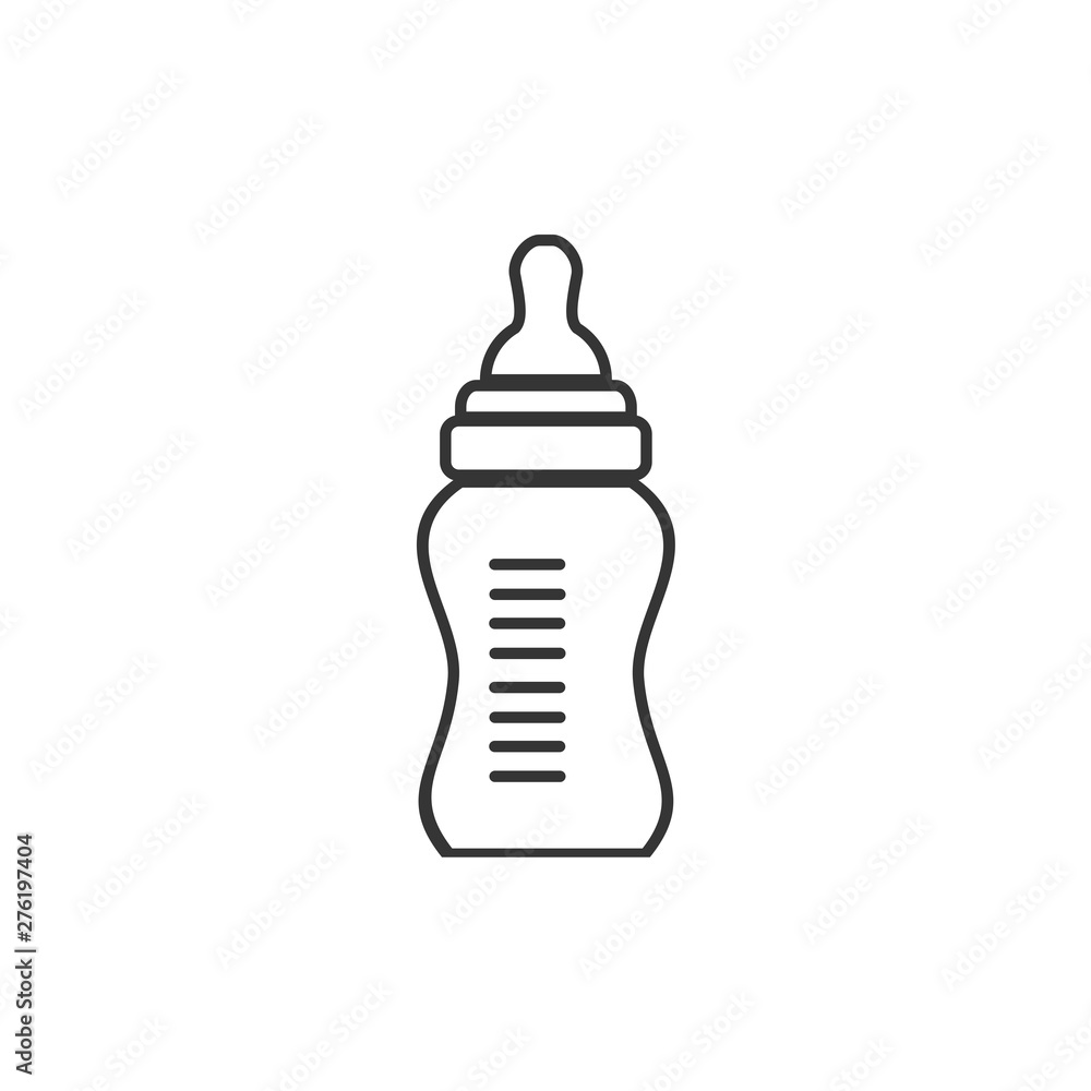 feeding bottle icon template black color editable. Baby simple symbol logo vector illustration for graphic and web design. feeding bottle icon template black color editable. Baby simple symbol logo vector illustration for graphic and web design.