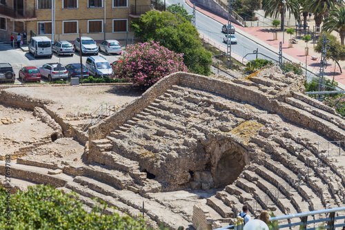 Tarragona Roman Amphitheater, Spain. Walk around Tarragona 13.06.2019. photo