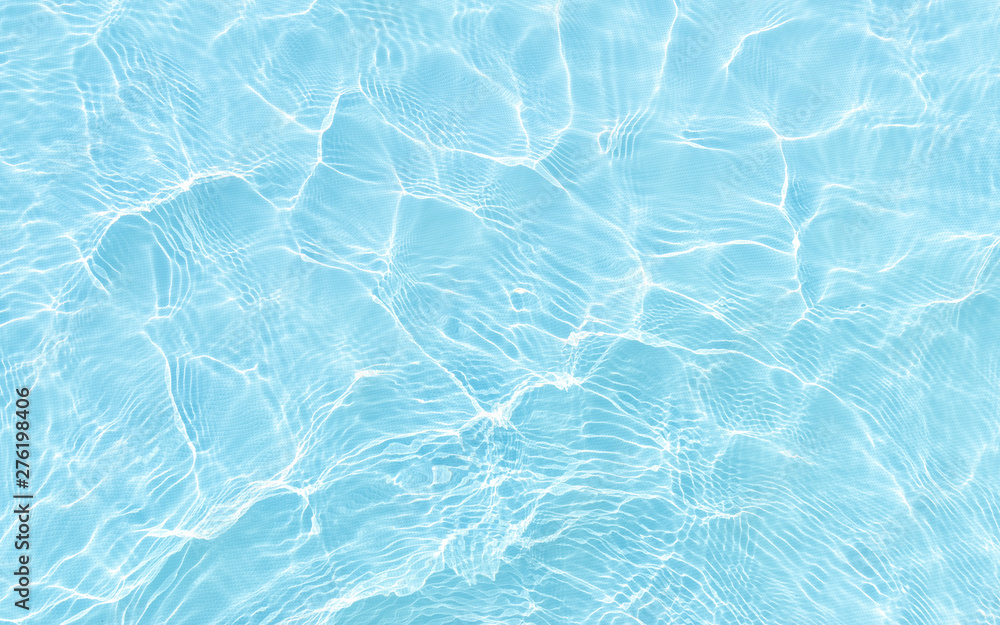 bright ripple surface of light blue swimming pool with sun reflect view  from top see through floor ,abstract clean water glare detail for texture  background or wallpaper Stock Photo | Adobe Stock