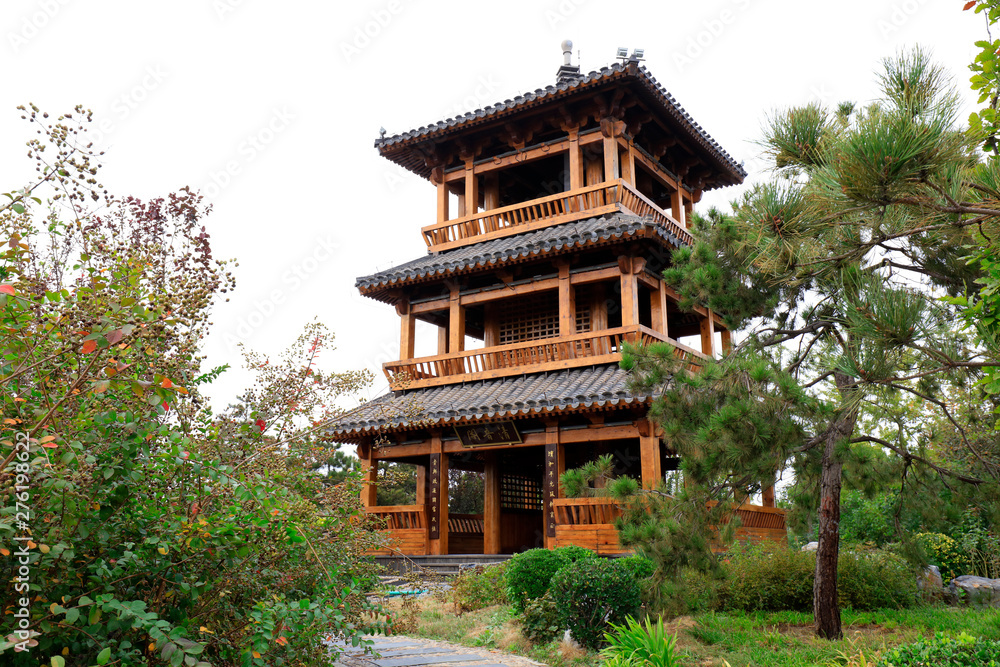 Classical Chinese architectural scenery