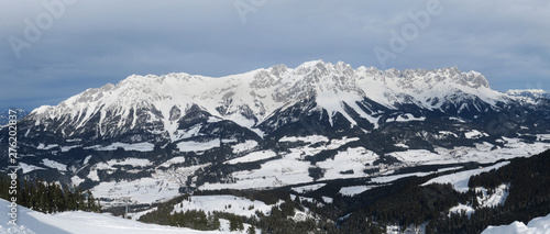 Panorama des Wilder Kaiser in Österreich