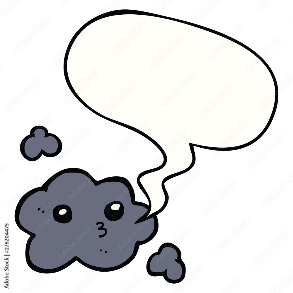 cute cartoon cloud and speech bubble cute cartoon cloud and speech bubble