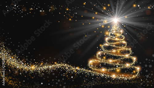 Shining Christmas tree